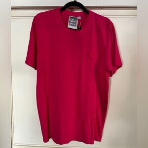 NWT Jungmaven Boulder pocket tee, large - Strawberry